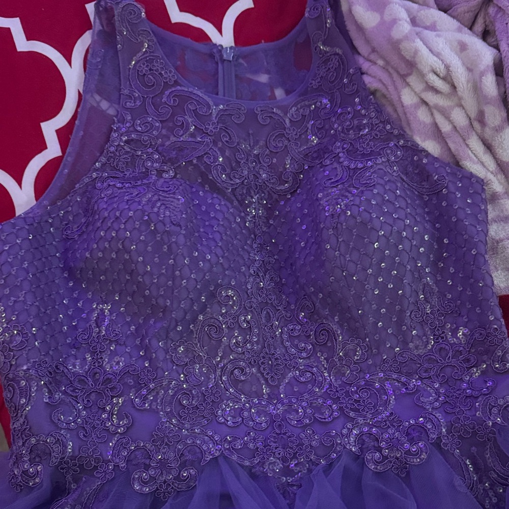 JJs House Sparkling Purple Kids Dress